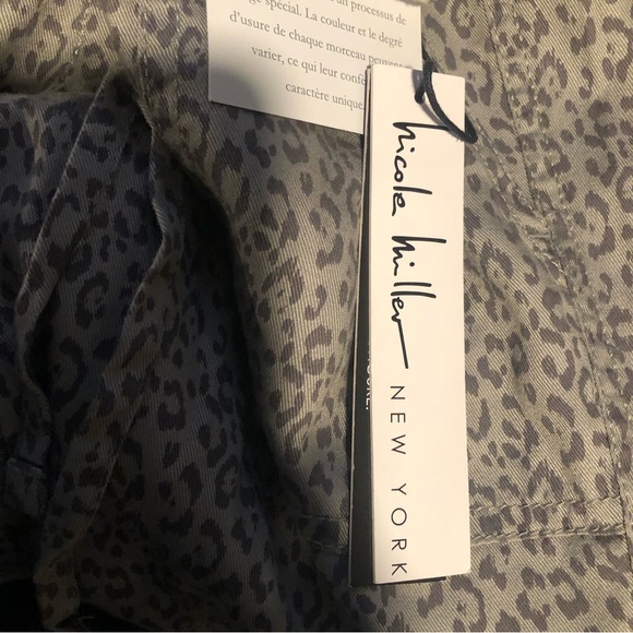 Nicole Miller Animal Print Joggers Small - Picture 8 of 10